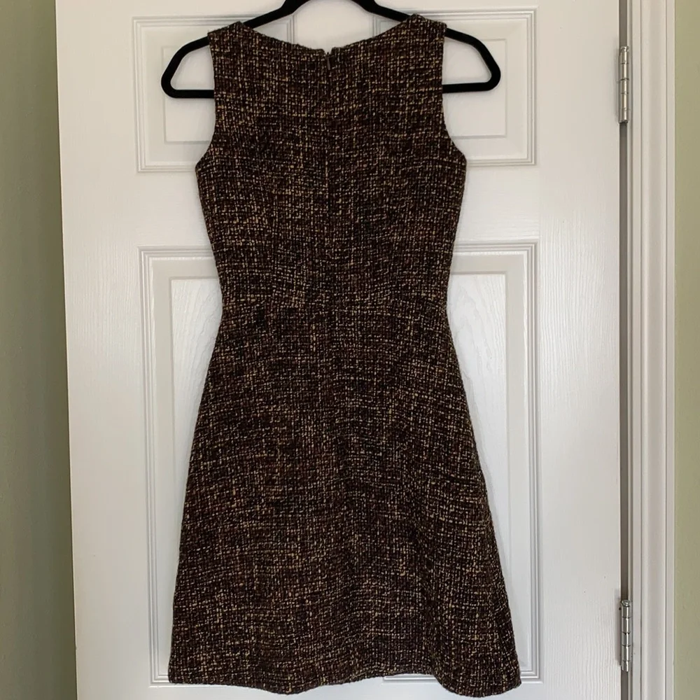 Tocca Brown Tweed shift dress - Picture 7 of 9